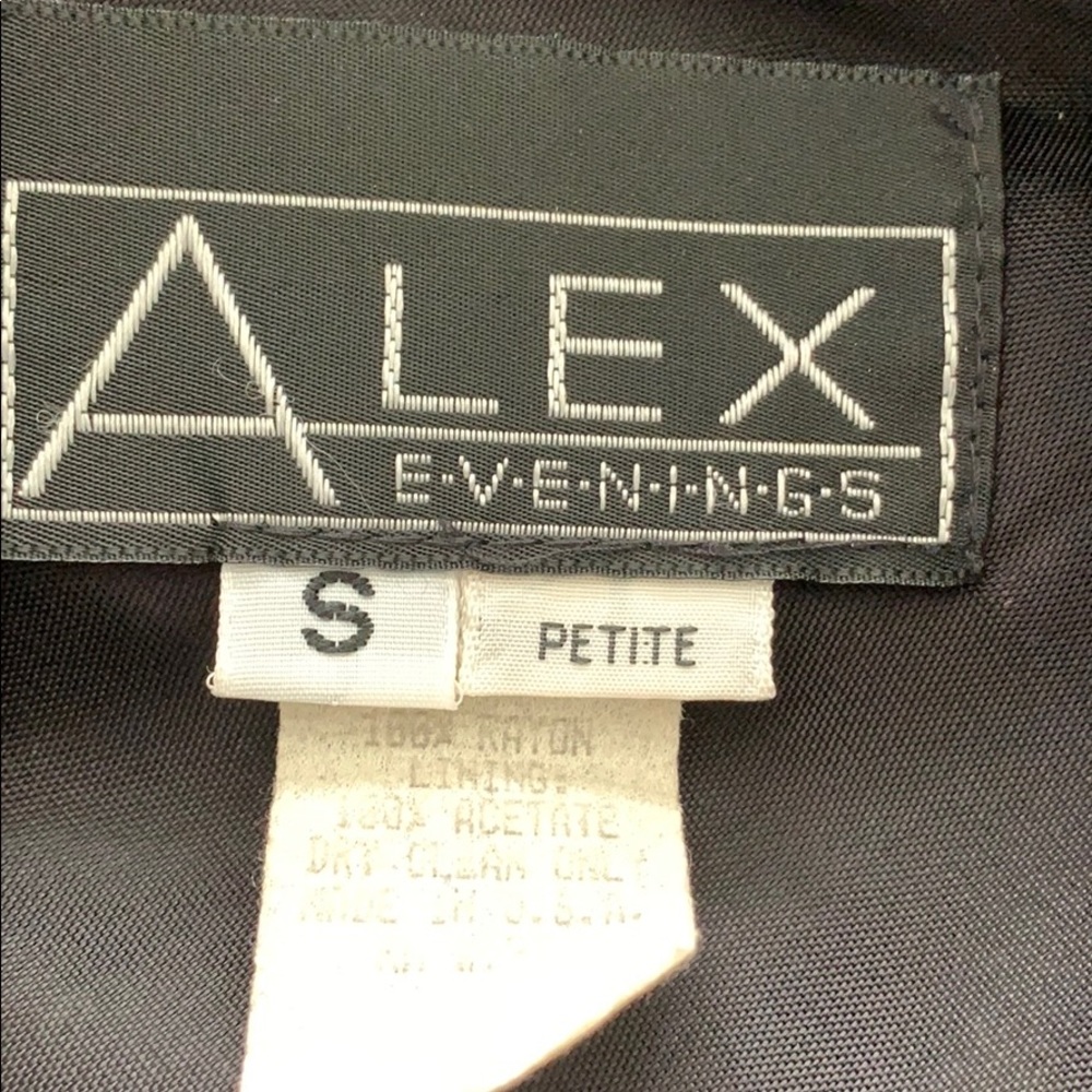 ALEX EVENING BLACK VELVET JACKET 80’S - Picture 4 of 4